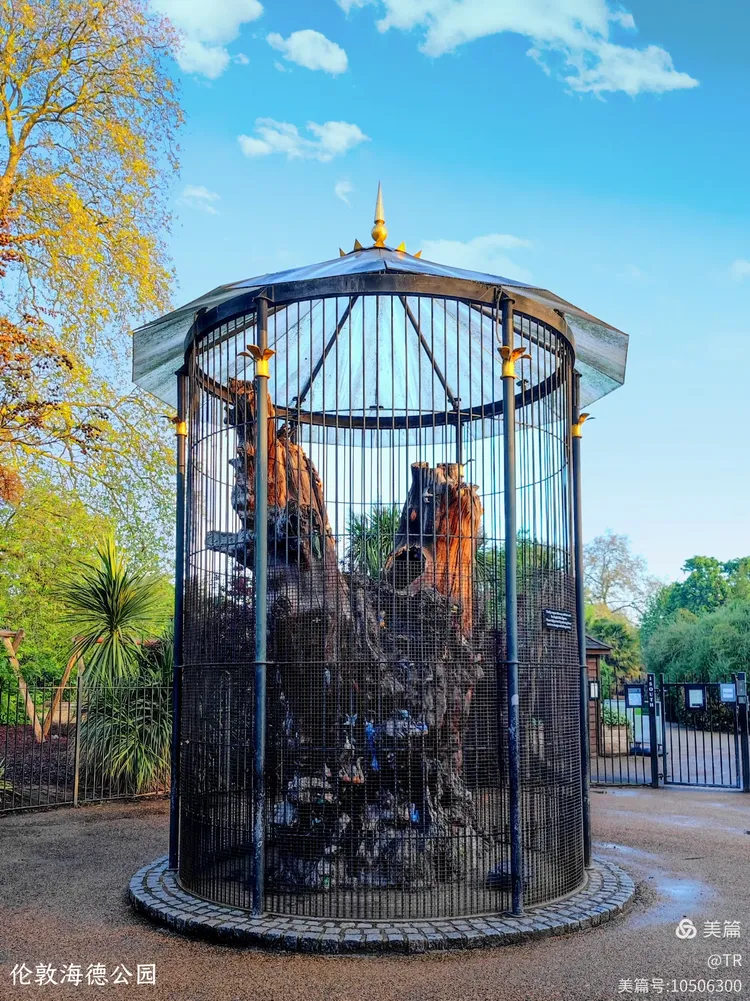 伦敦海德公园清晨一角